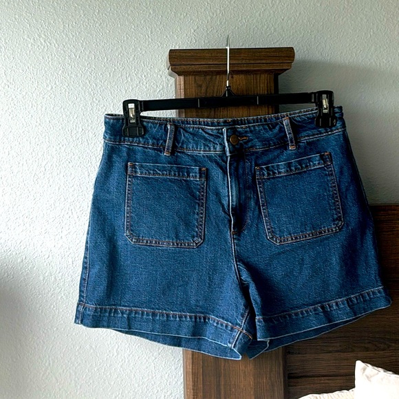 New Loft high waisted denim shorts - Picture 3 of 7